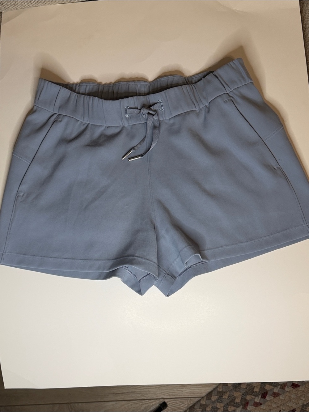 lululemon Women's  Blue Drawstring Athletic Shorts size 8